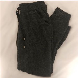 Garage- Sparkly Black Sweatpants